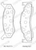 DODGE 4728777 Brake Pad Set, disc brake